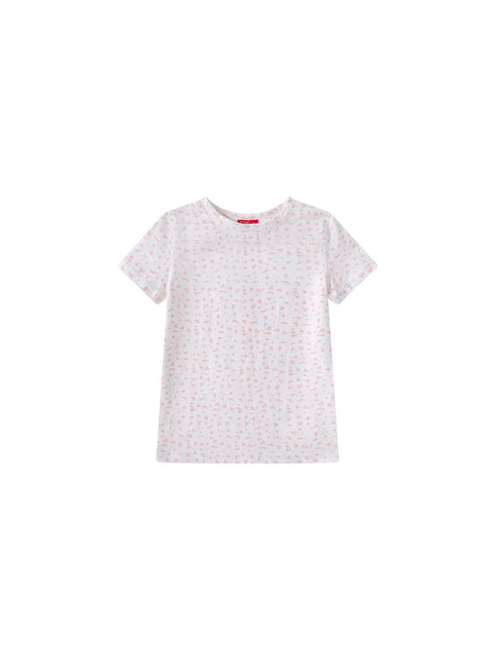 Hopscotch Short T-shirt - Salmon