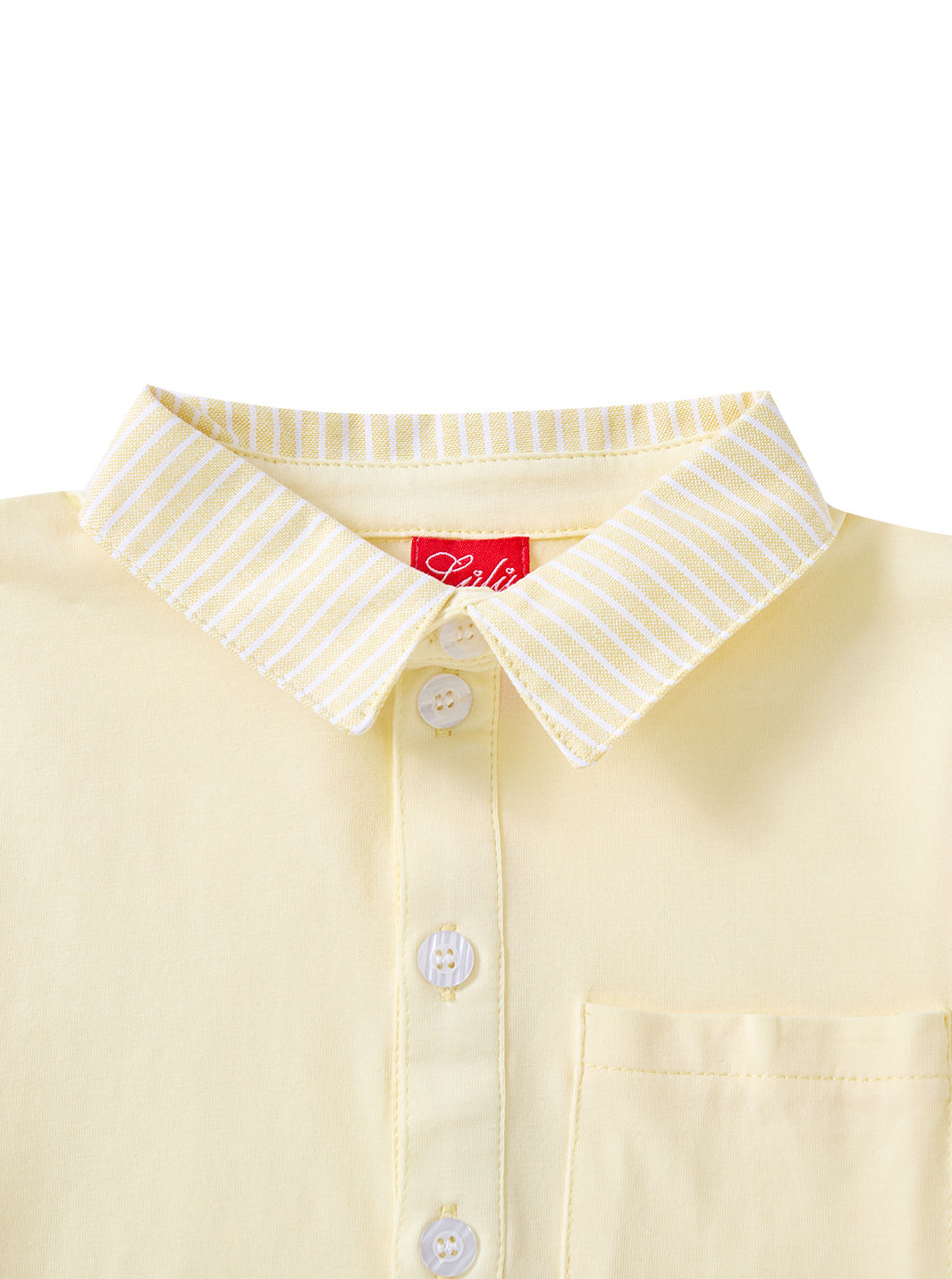 Striped Collar Polo