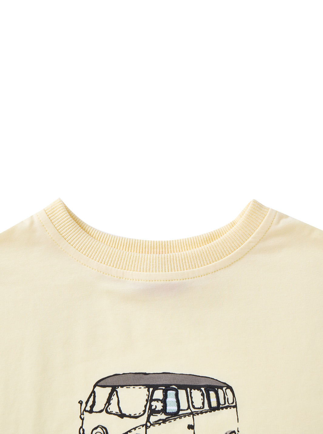 Bus Short Sleeve T-shirt -Yellow