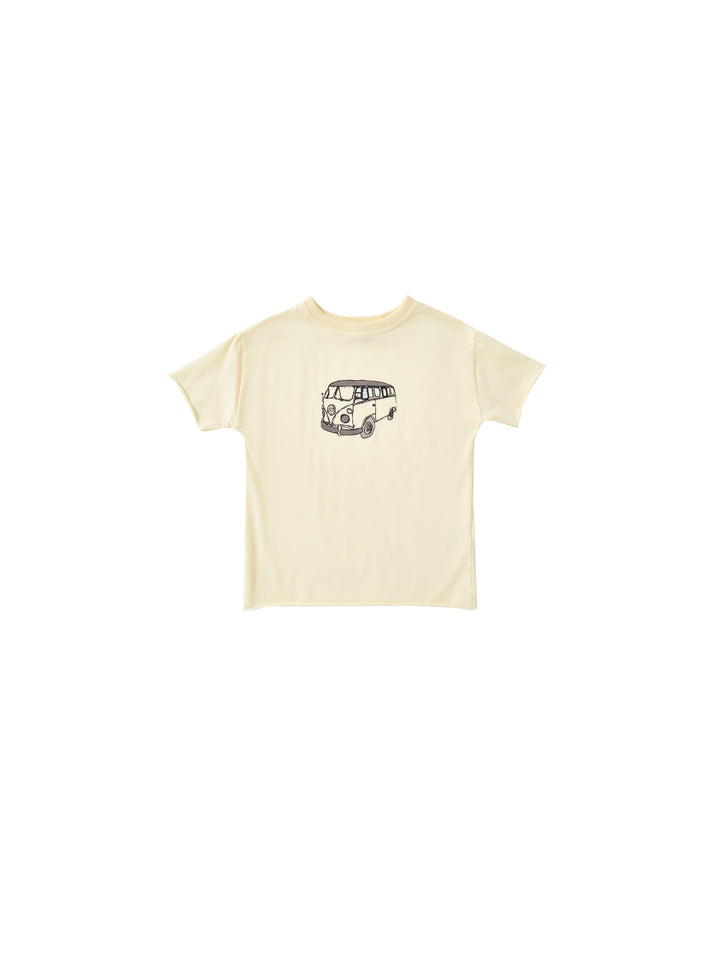 Bus Short Sleeve T-shirt -Yellow