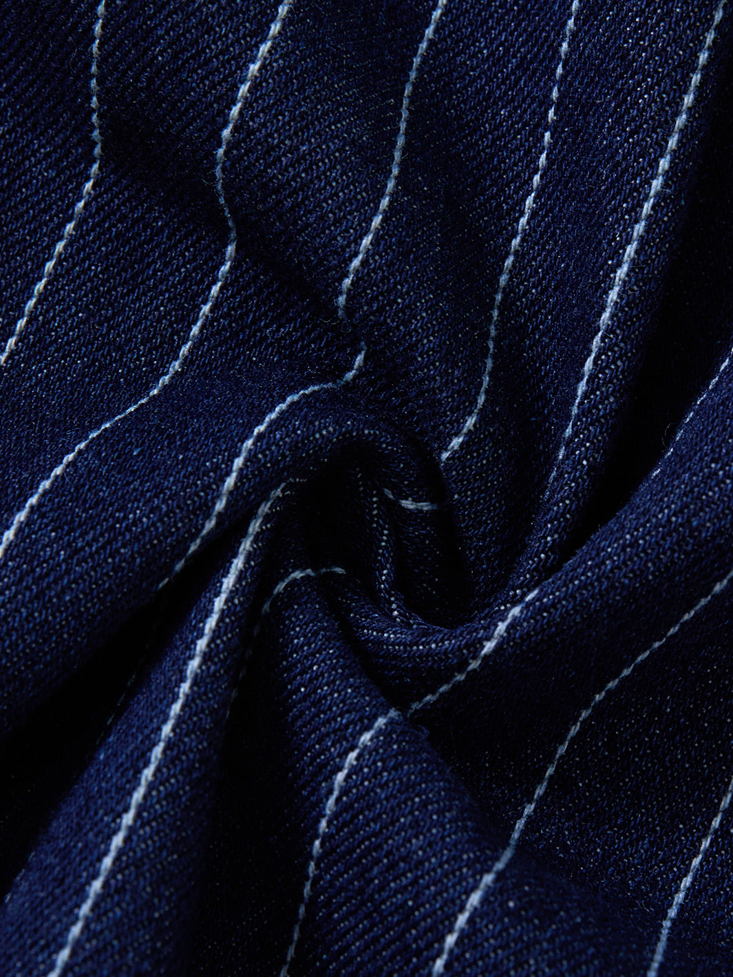 Denim Stripe Collar Dress