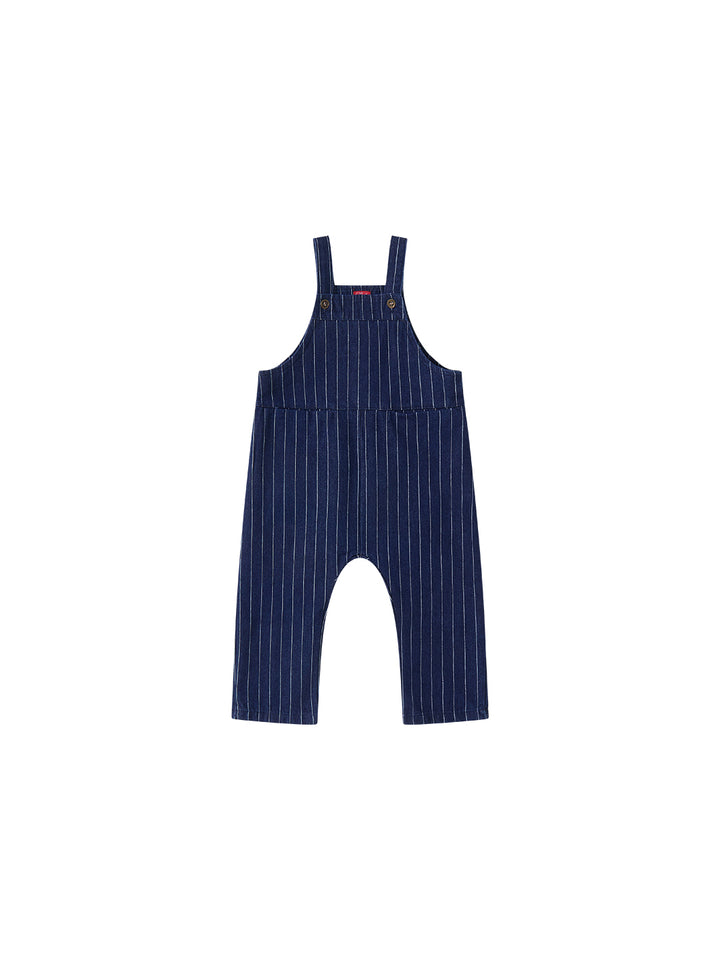 Railroad Stripe Pocket Overall