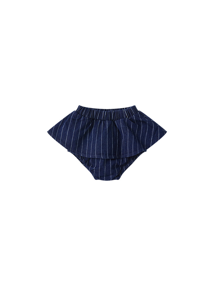 Railroad Stripe  Ruffle Bloomer