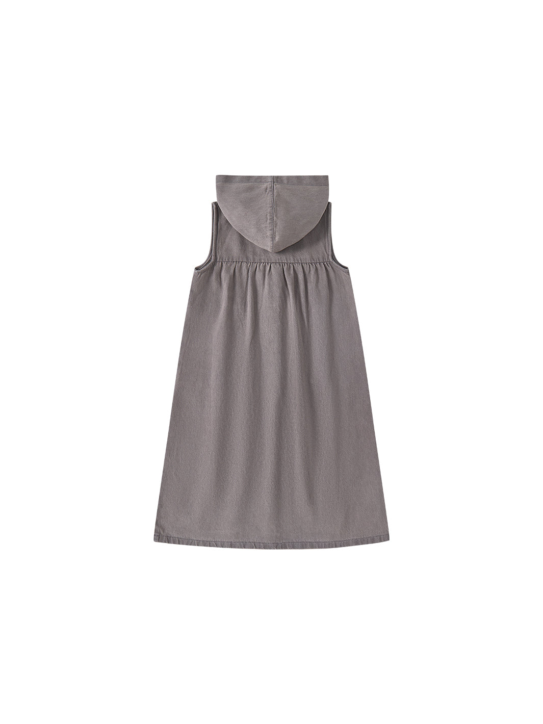 Grey Washed Hooded Jumper