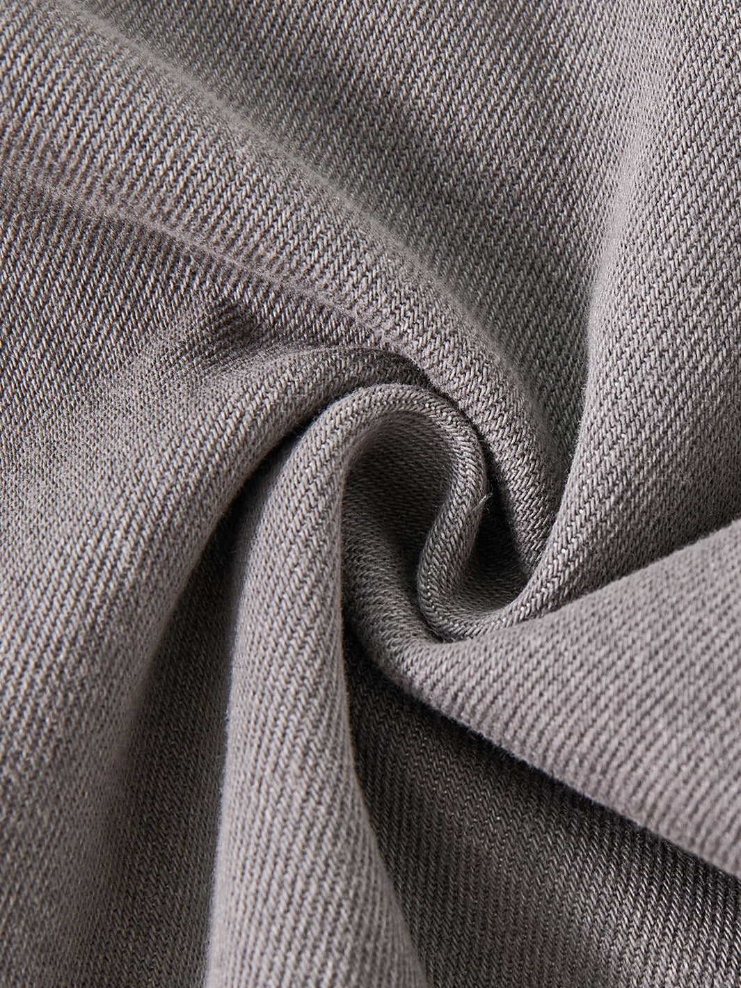 Grey Washed Tea-length Skirt