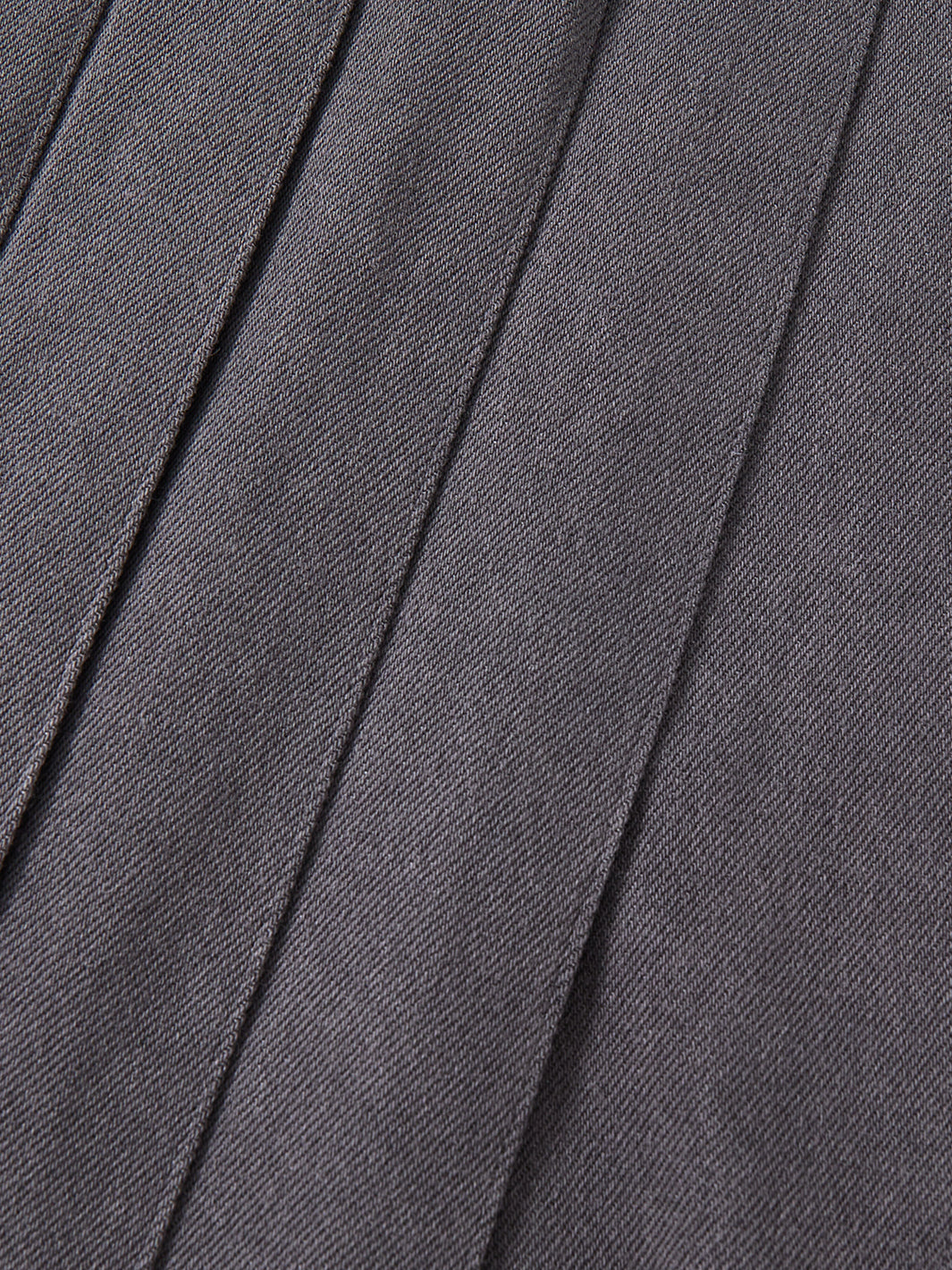 Grey Washed Pleated Skirt