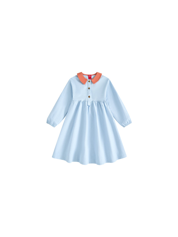 Combo Collar Dress