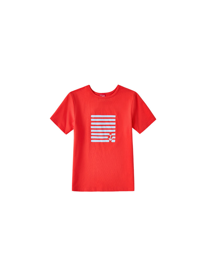Anchor Print Short Sleeve T-shirt