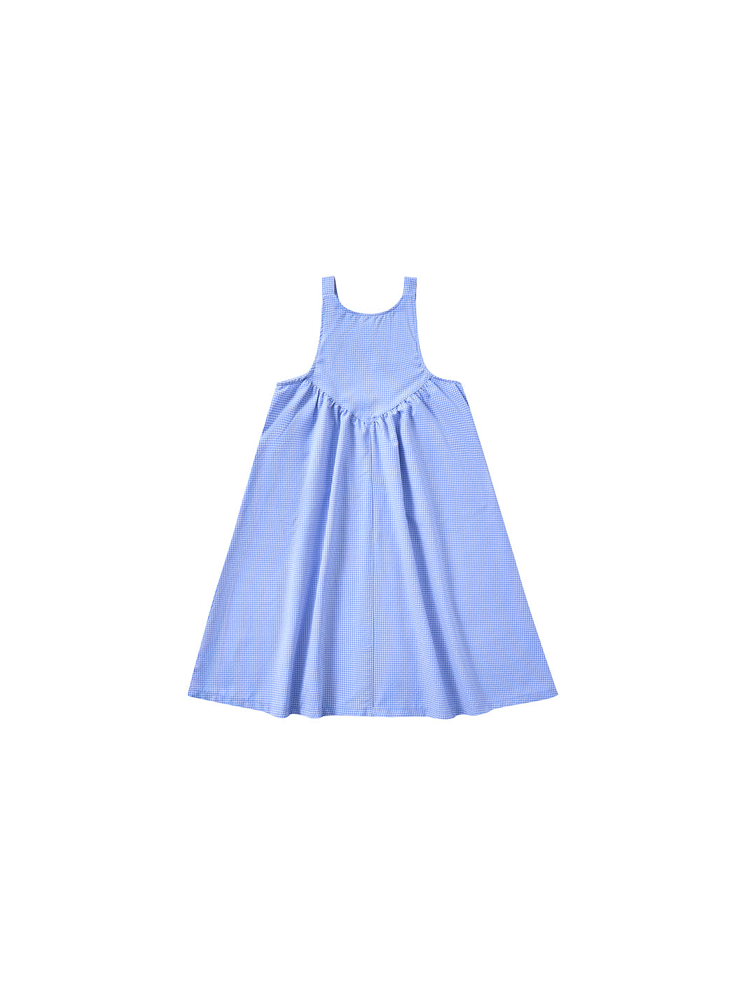Gingham Jumper - Lt Blue