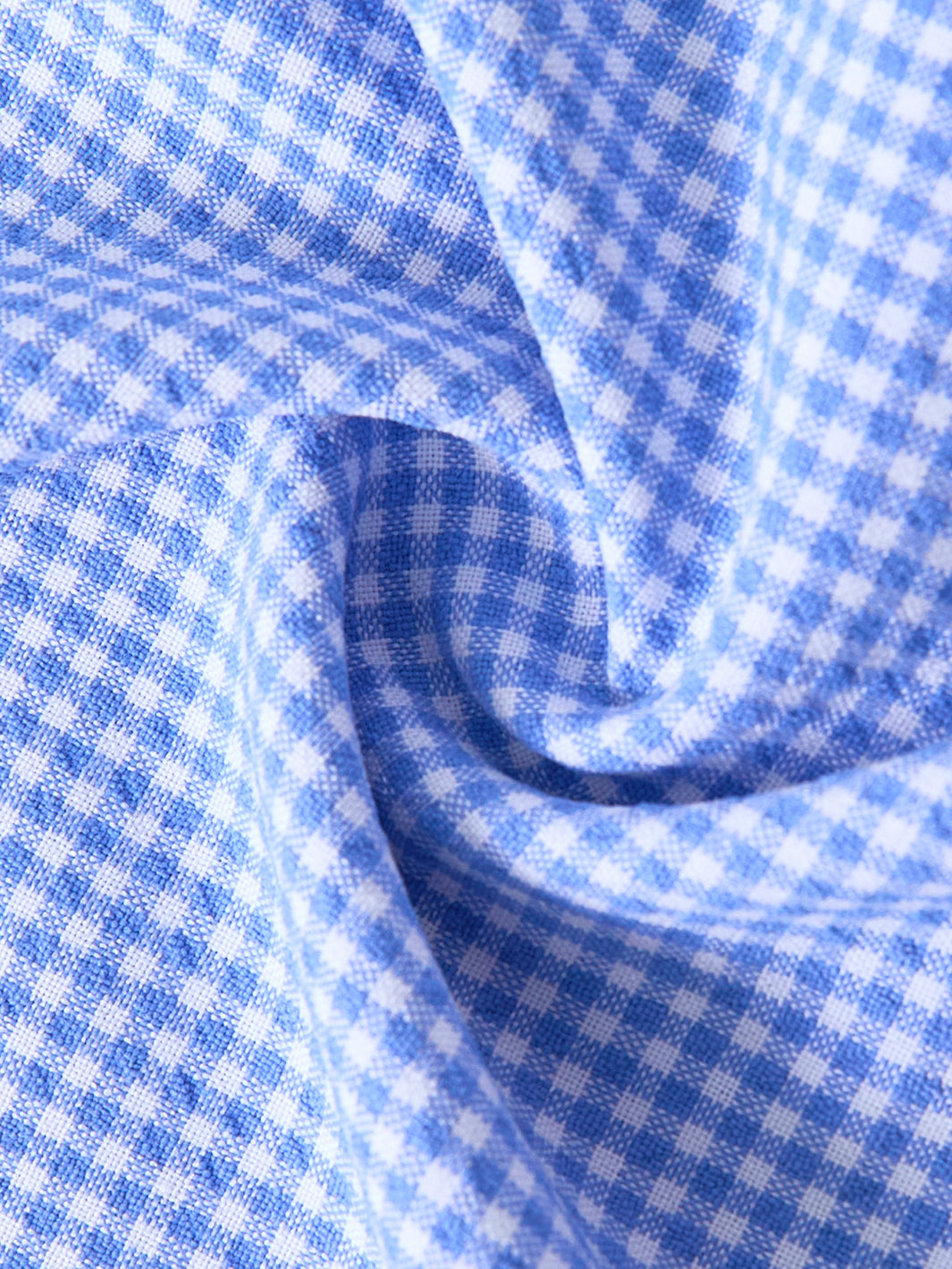 Gingham Jumper - Lt Blue
