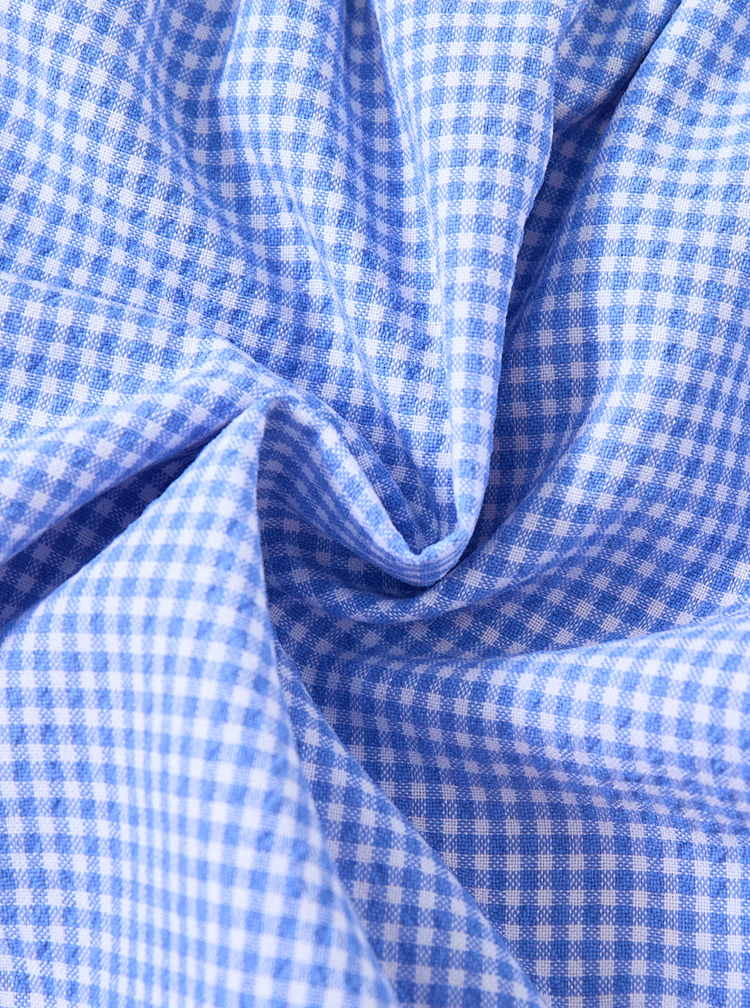 Gingham Ruffle Bloomer - Blue