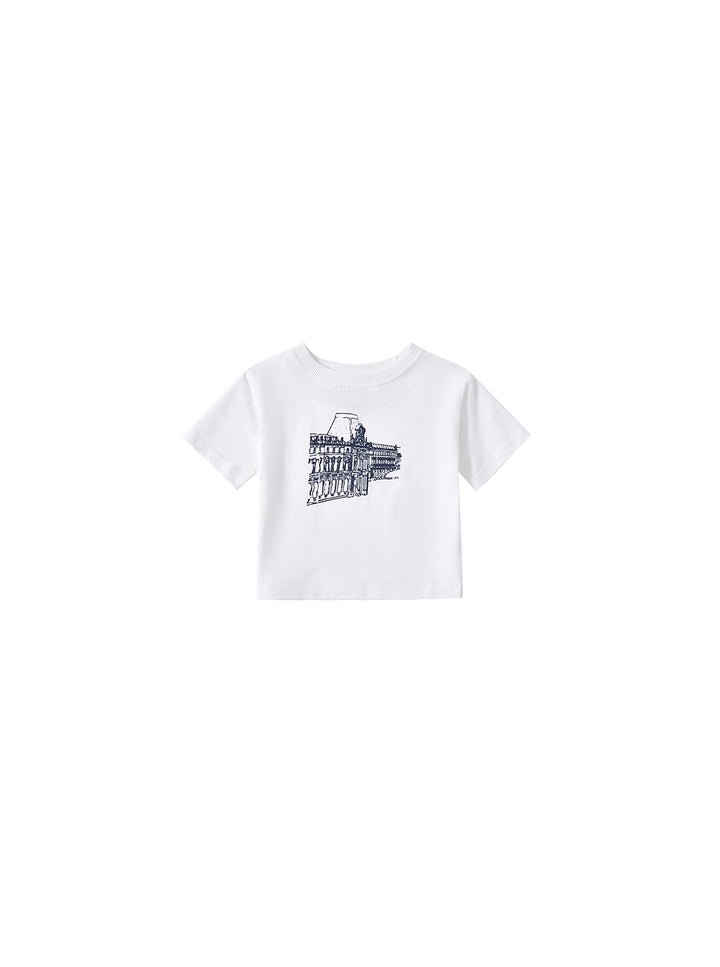 Picnic Print Short Sleeve T-shirt