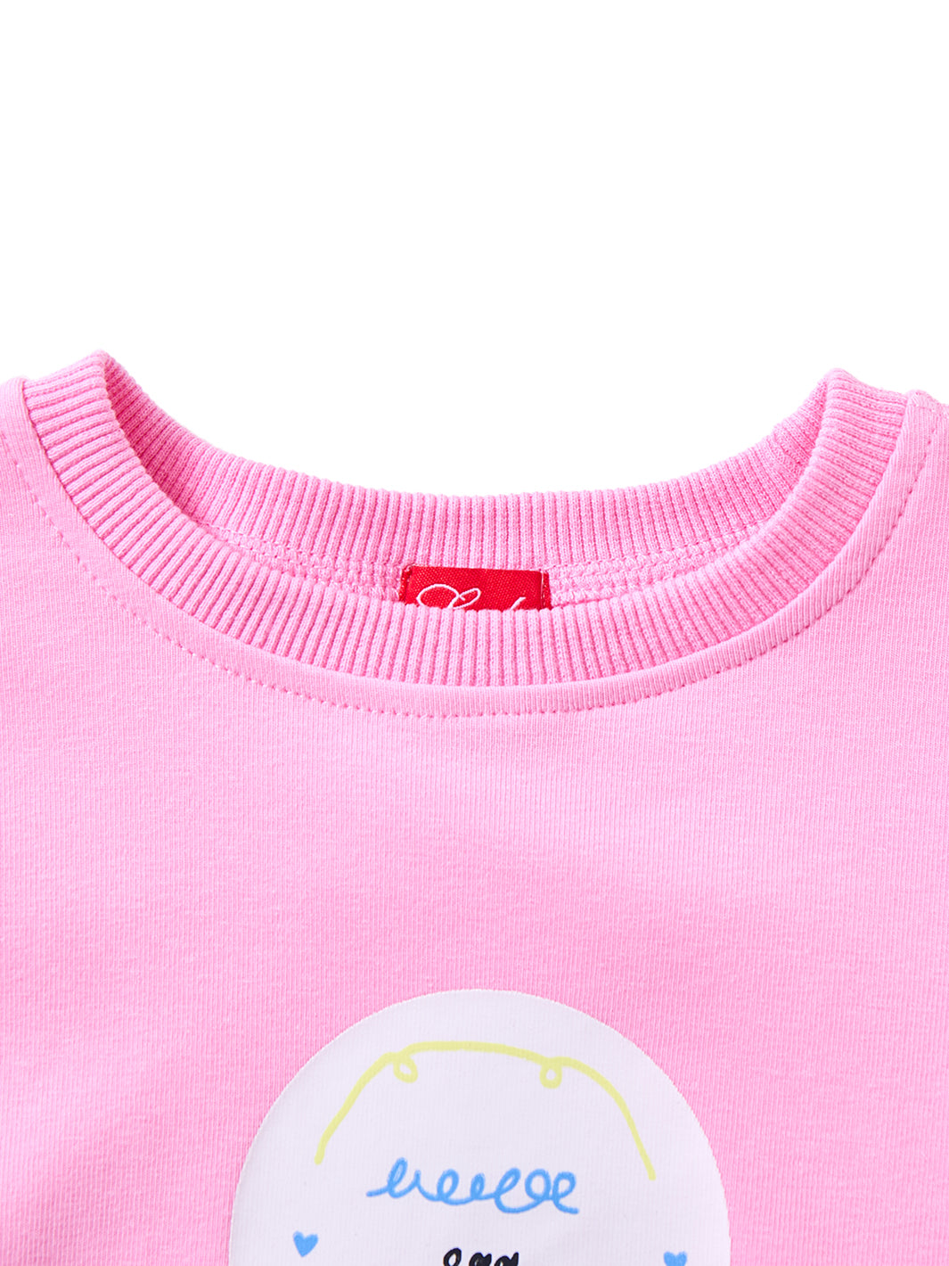 Circle Scribble Print Top