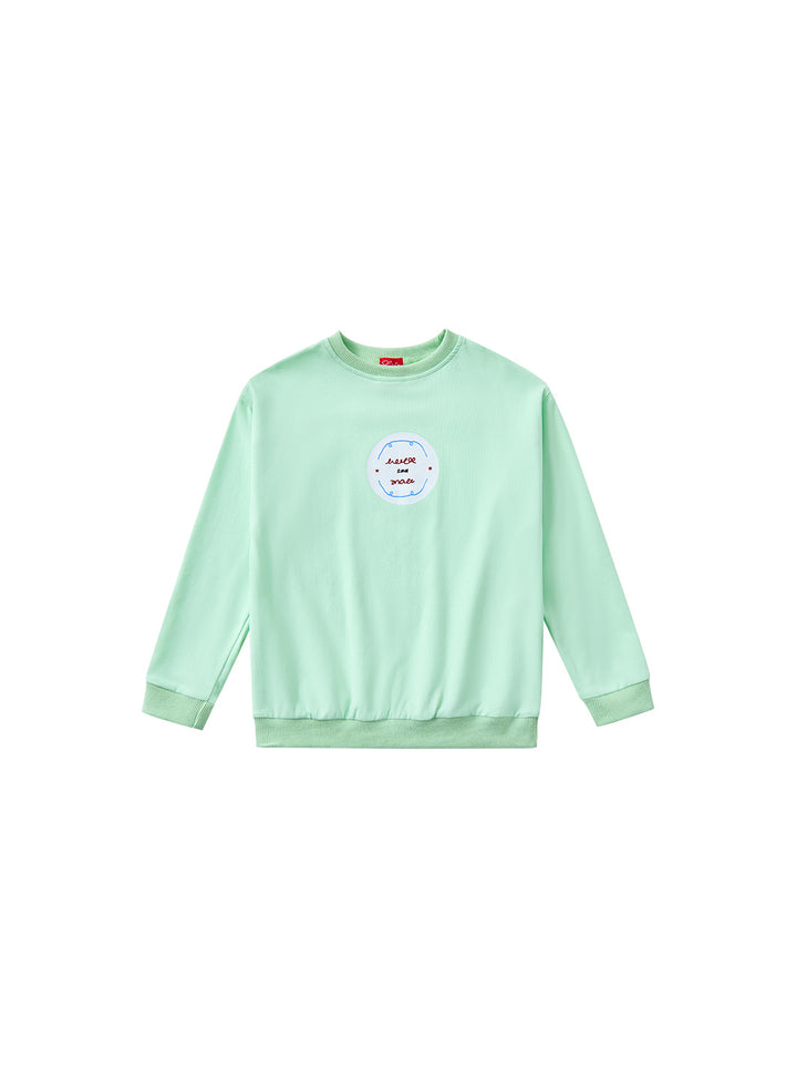Circle Scribble Print Top