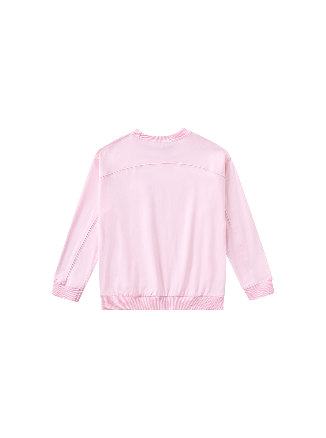 Bird Print Top -  Lt. Pink