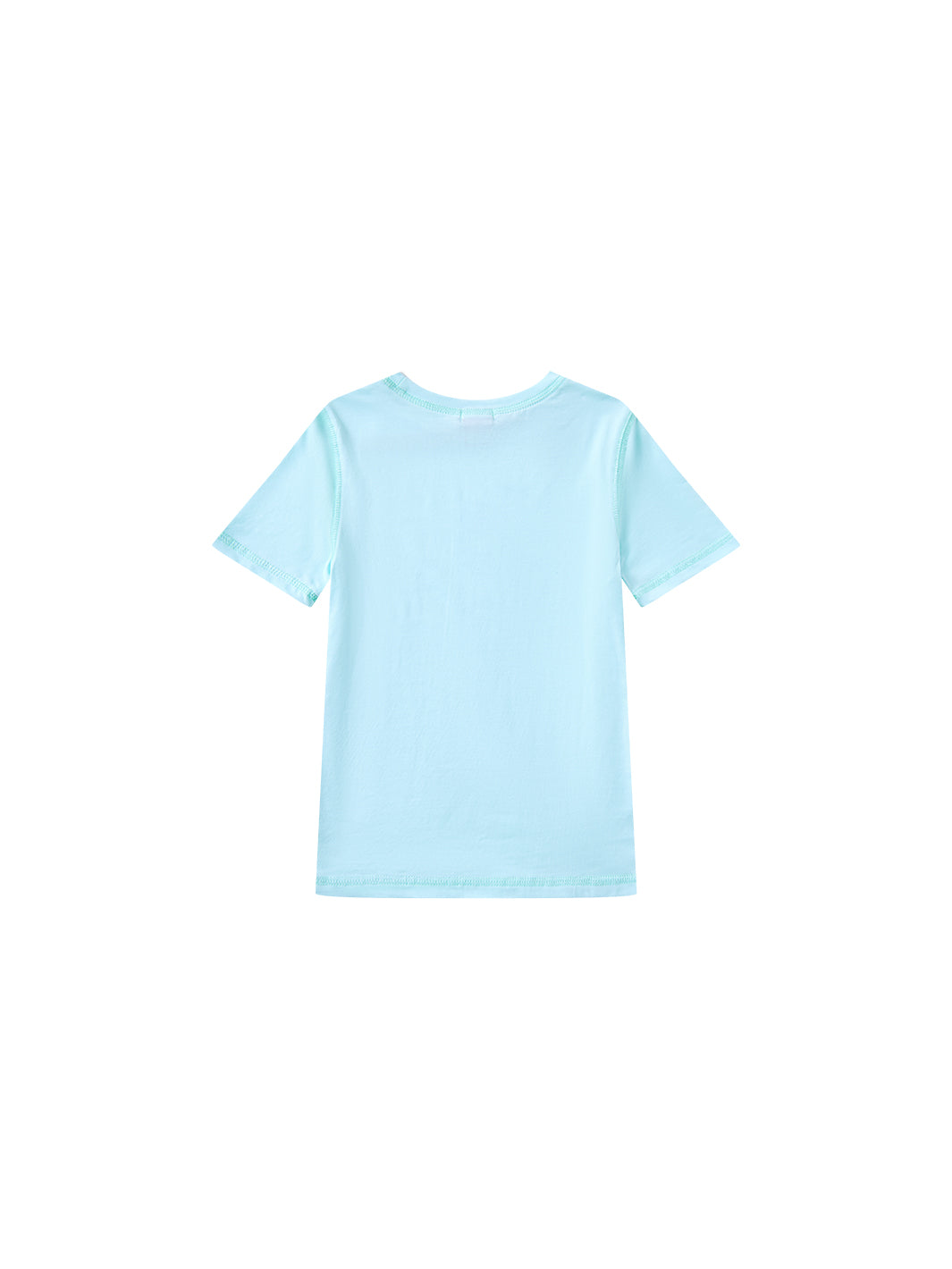 Bird Print Short Sleeve T-shirt - Pale Mint