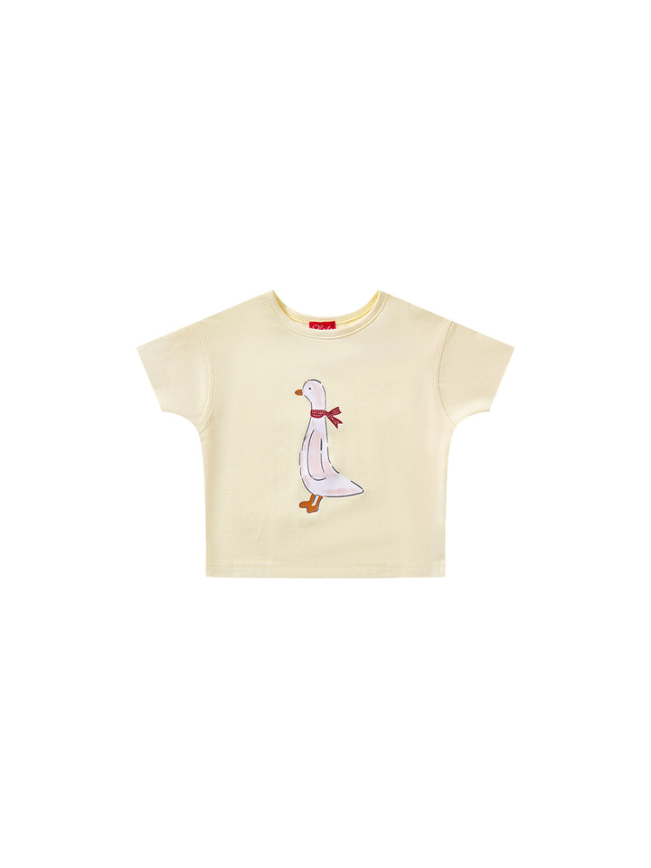 Duck Print Short Sleeve T-shirt