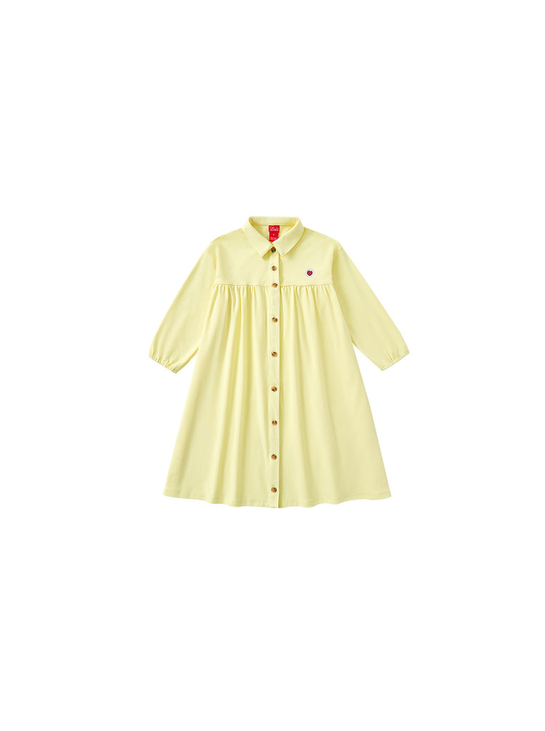Yellow Jersey Dress – Lulu Kids Clothing