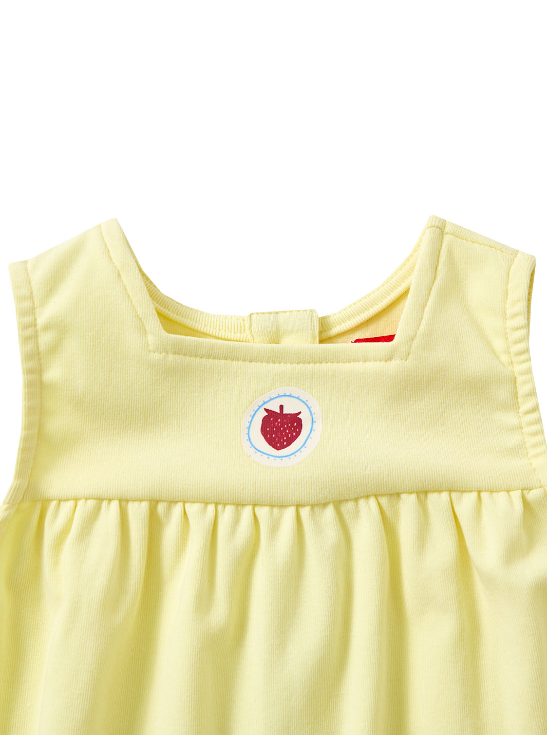 Yellow Jersey Strawberry Romper
