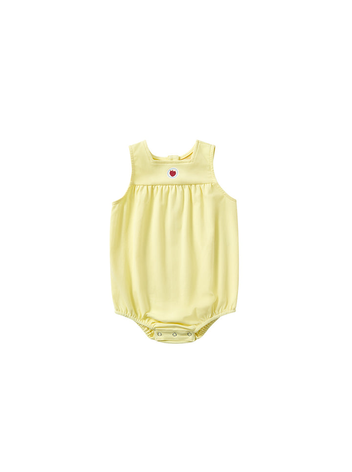 Yellow Jersey Strawberry Romper