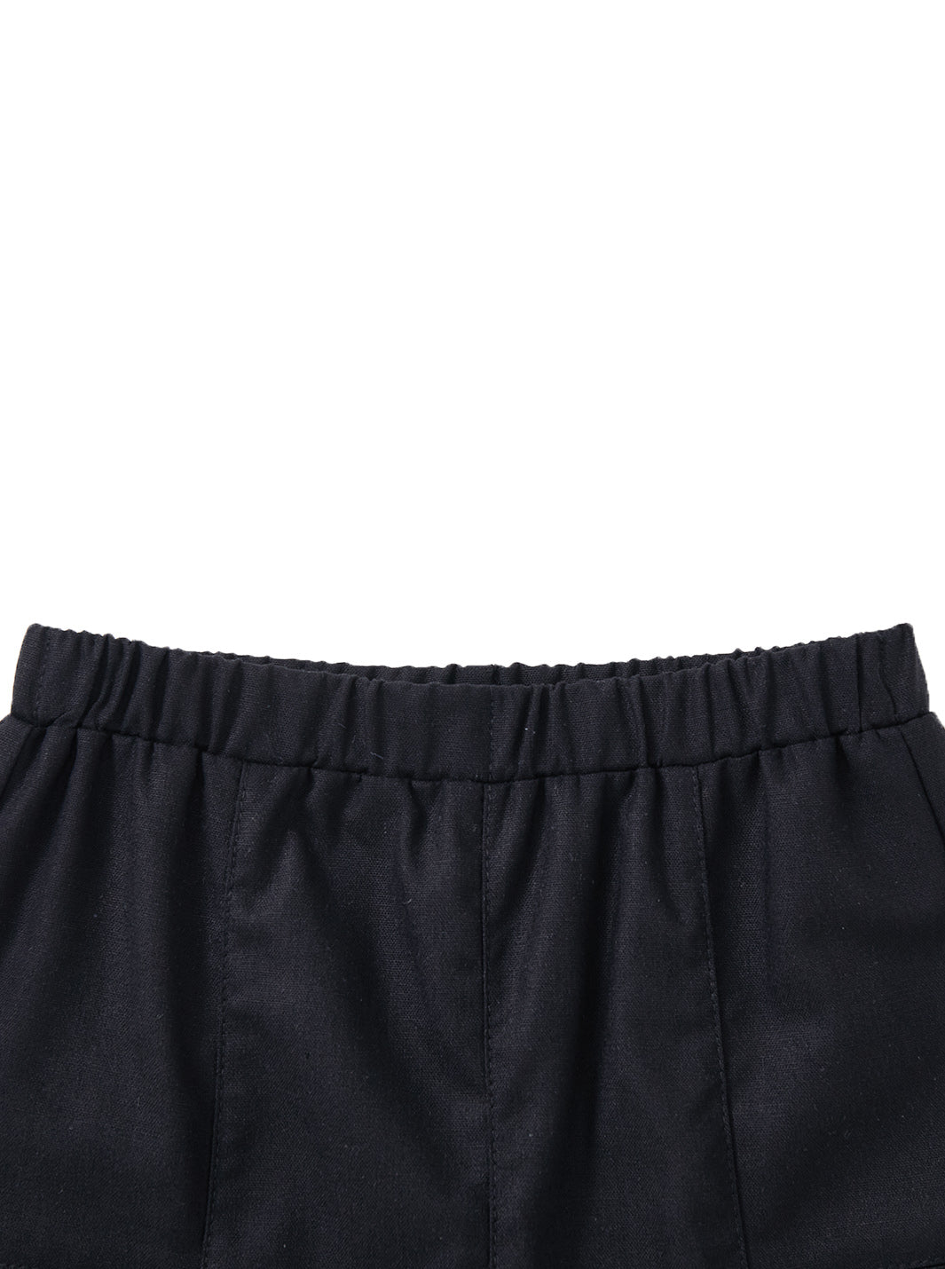 Solid Short Pants - Black