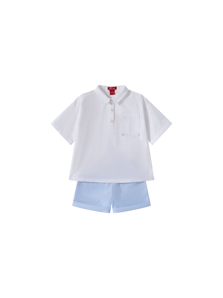 Parlor Collar Short Set