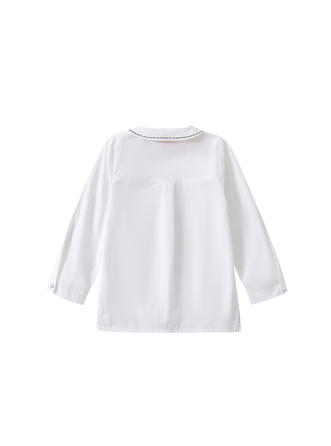 Parlor Collar Shirt - Navy