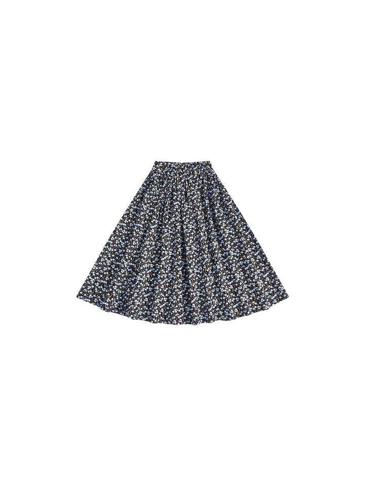 Midnight Orchard Tea-length Skirt