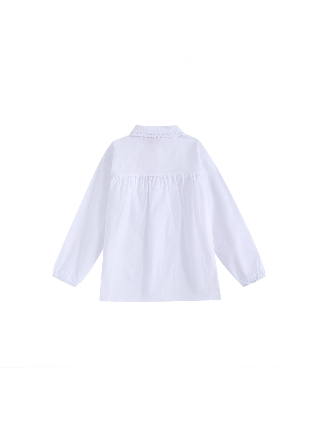 Sea Glass Collar Shirt - White