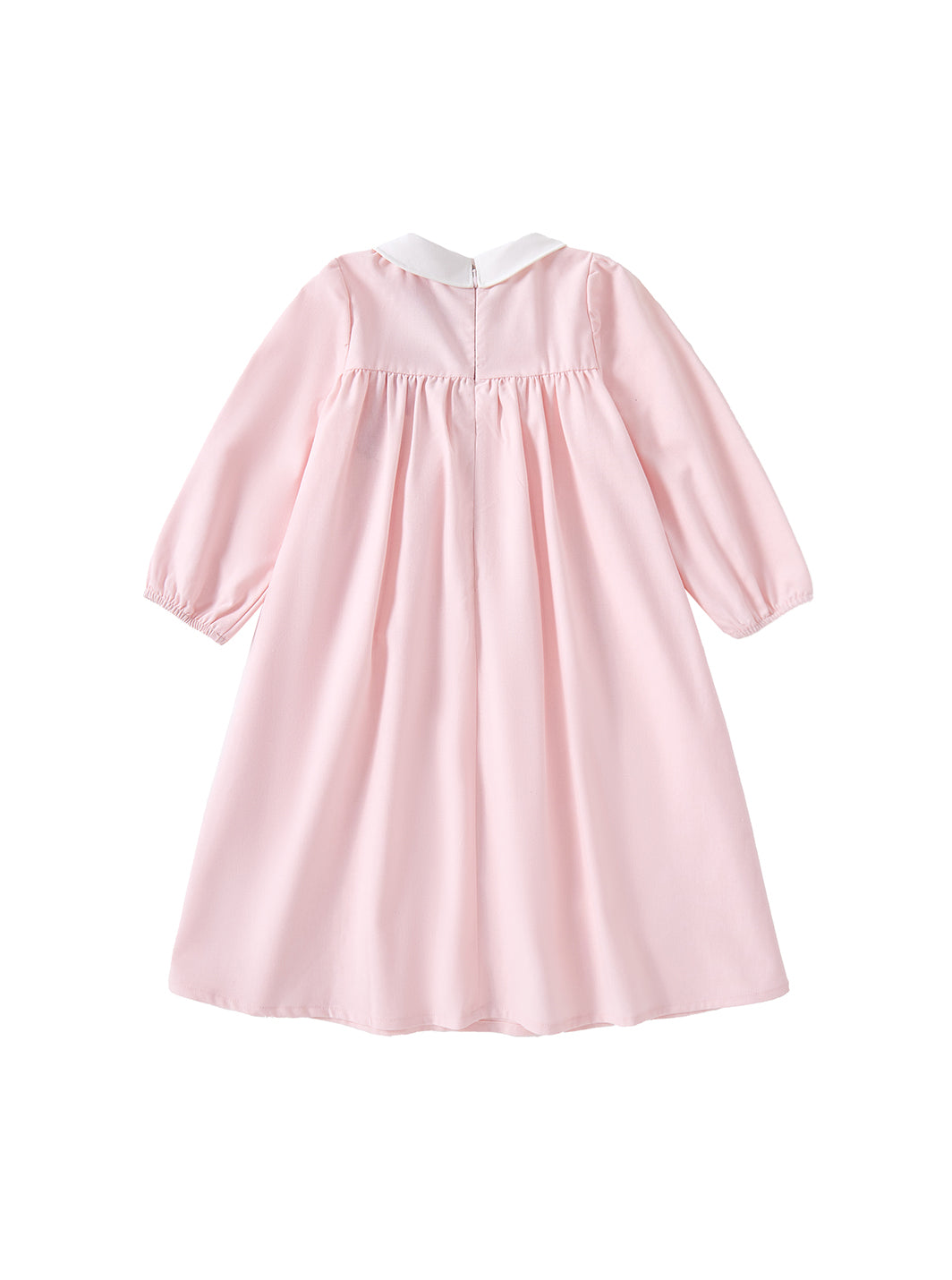 Powder Collar Bow Dress