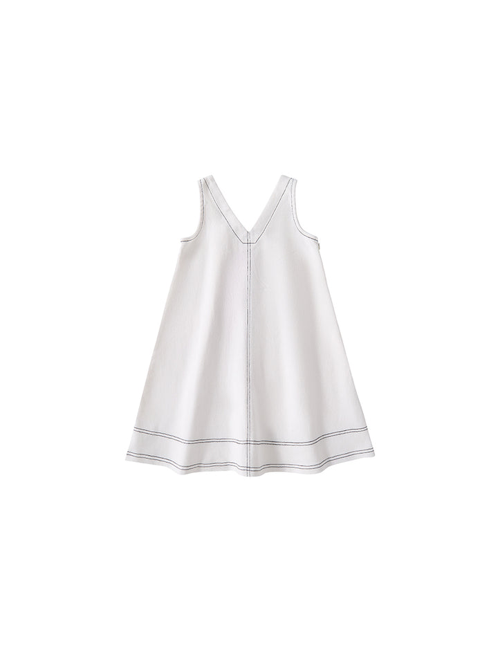 Embroidered Parade Jumper - White
