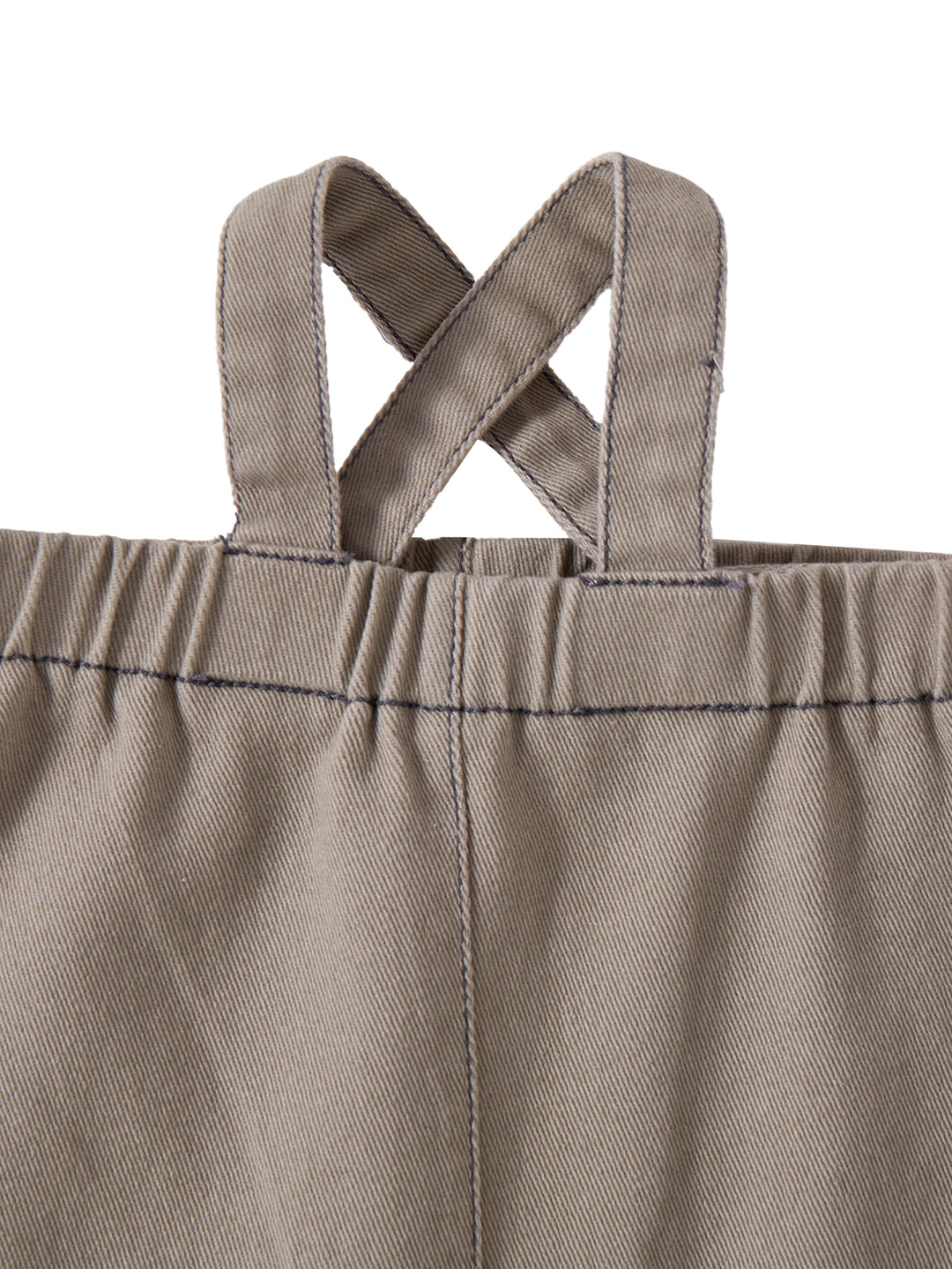 Twill Topstitch Overall - Grey
