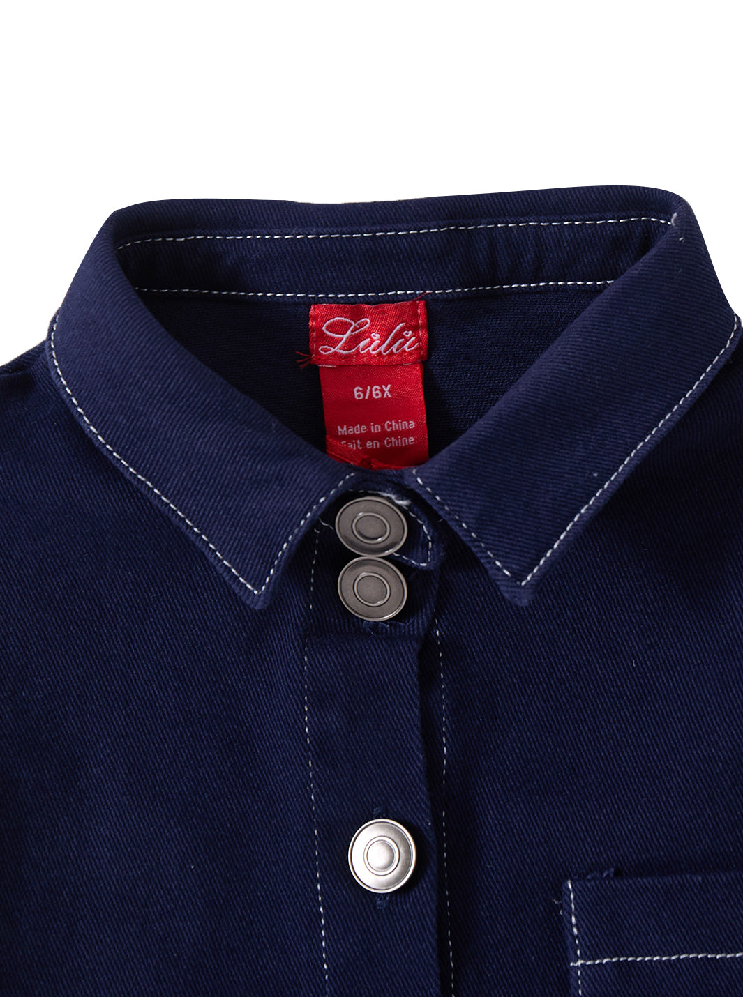 Twill Emblem Shirt - Navy