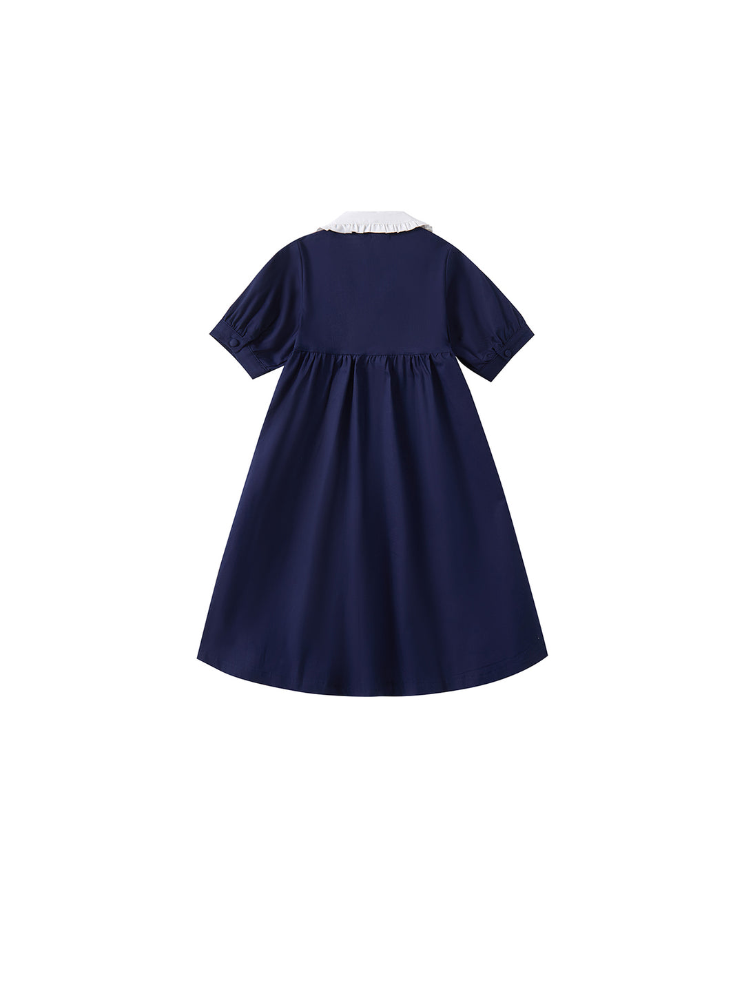 Collared Short Sleeve Dress