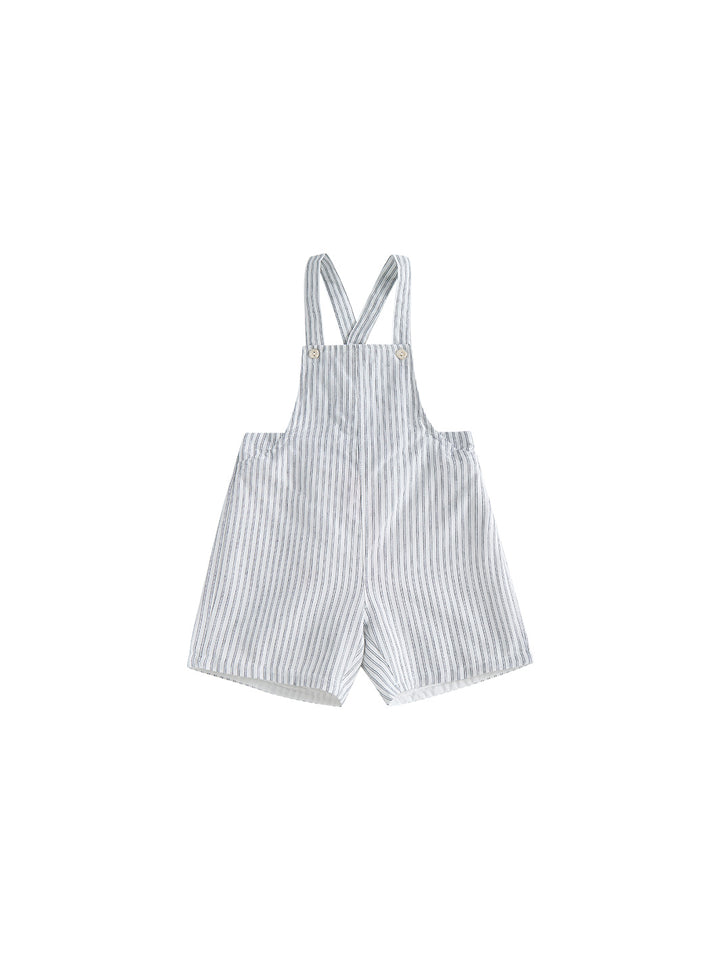 Blue Harbor Short Overall - Striped