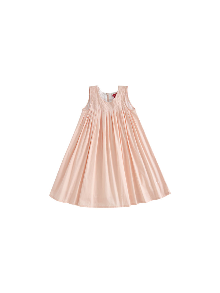 Porcelain Pleated Jumper - Peach