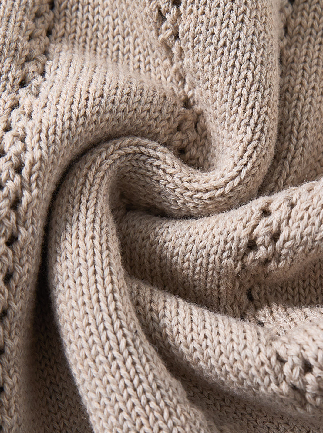 Contrast Edge Vest - Lt. Sand