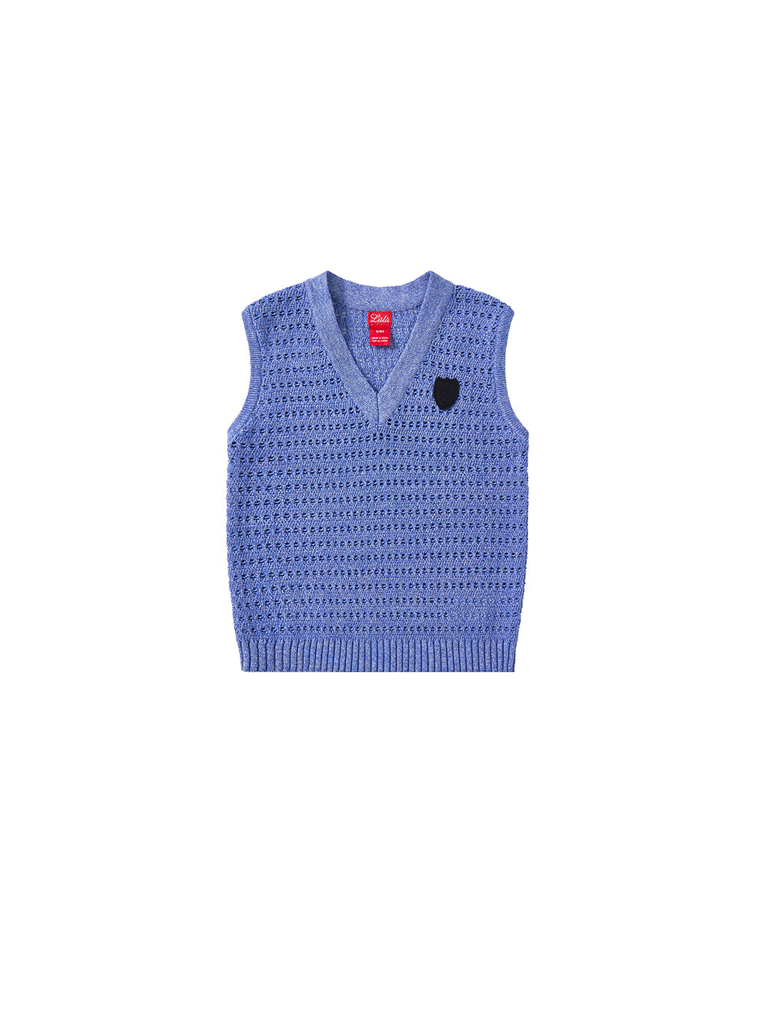 Eyelet Vest - Sky Blue