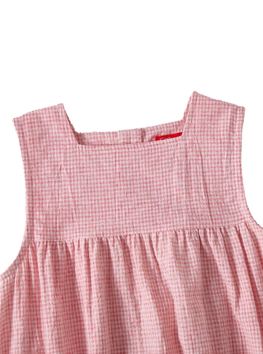 Gingham Jumper Robe - Pink