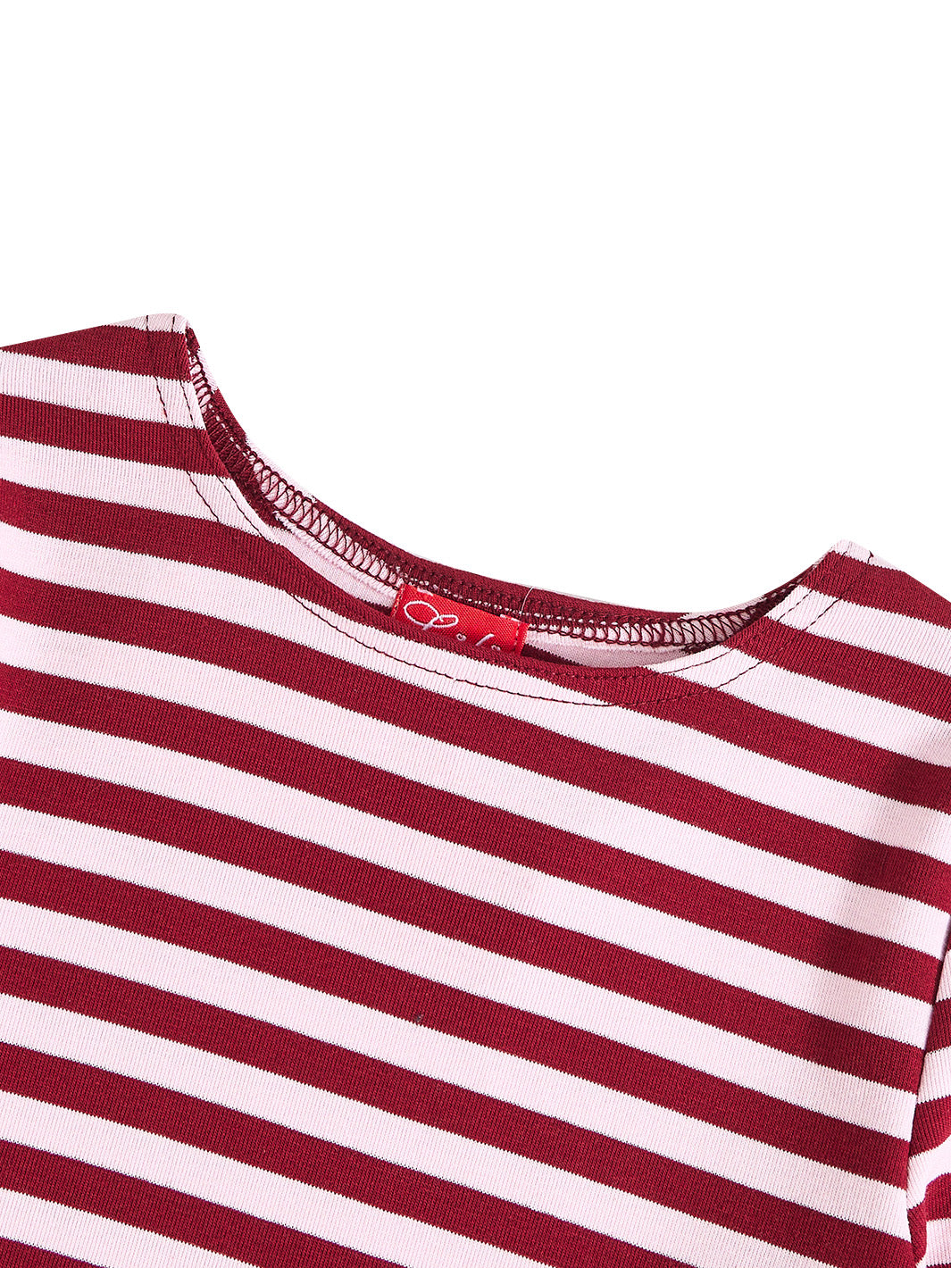 Striped Set - Burgandy/Pink