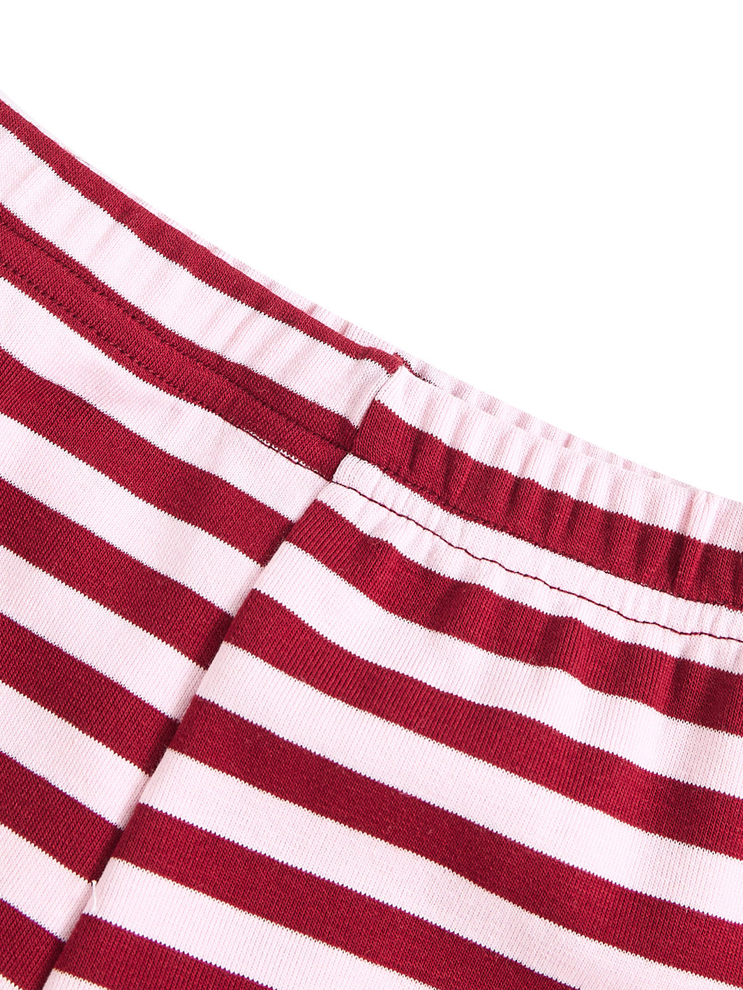 Striped Set - Burgandy/Pink