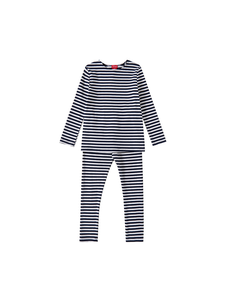 Striped Set - Navy/White
