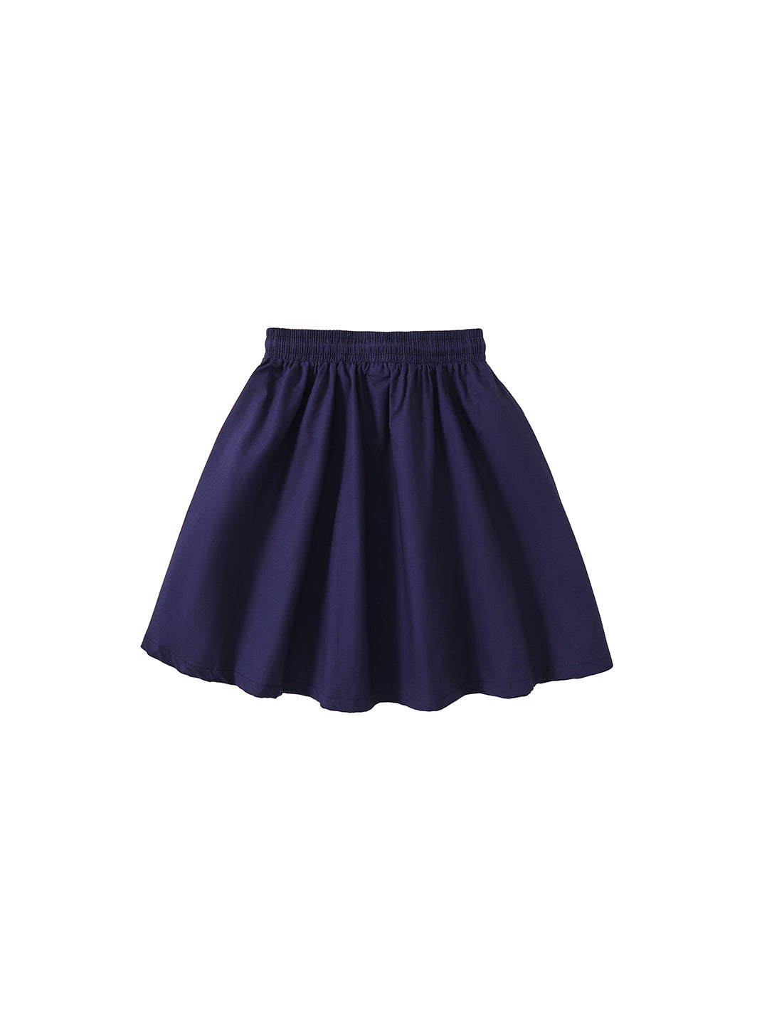 Basic Cotton Skirt - Navy Blue