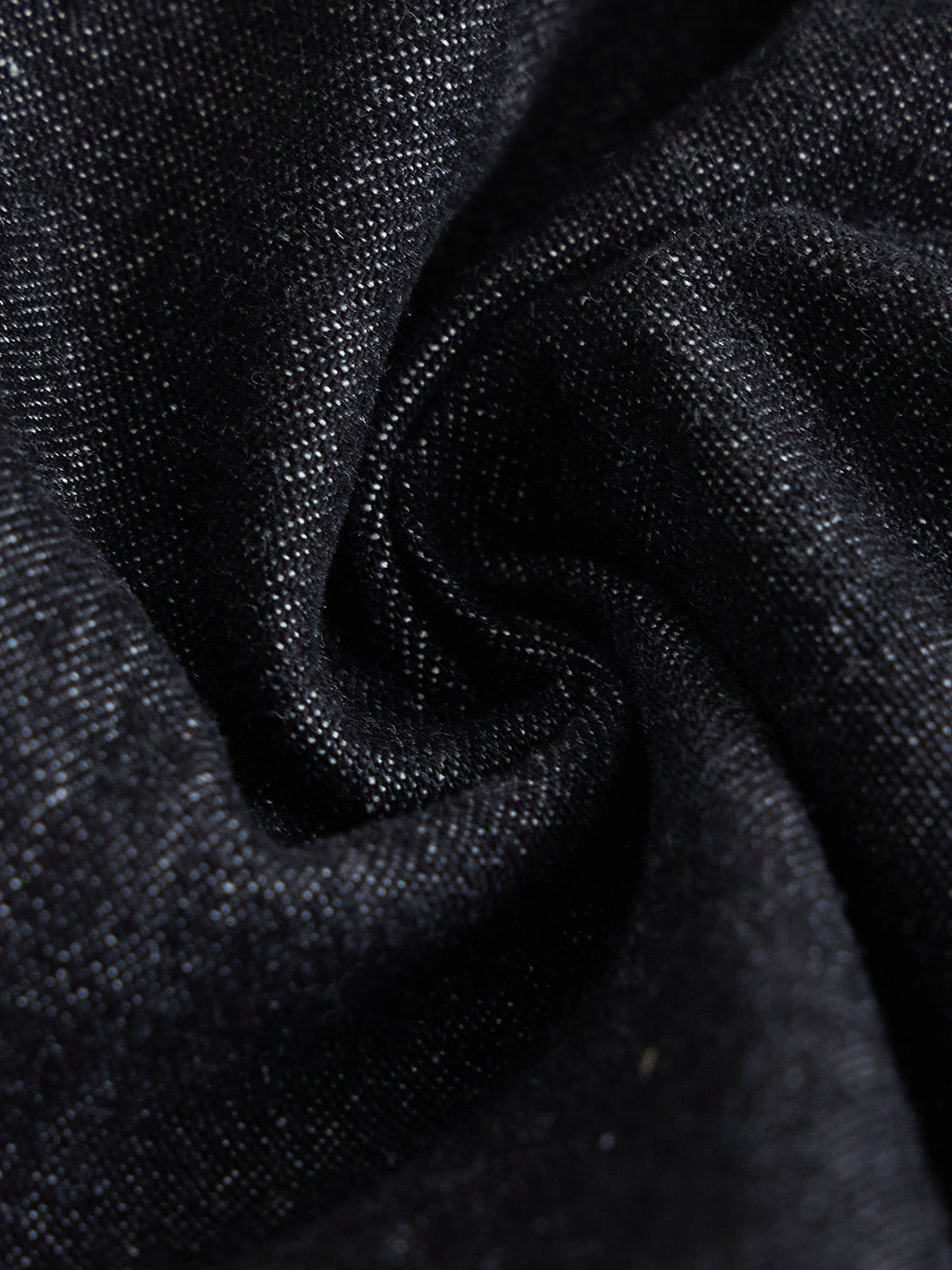 Denim Yoke Skirt - Black