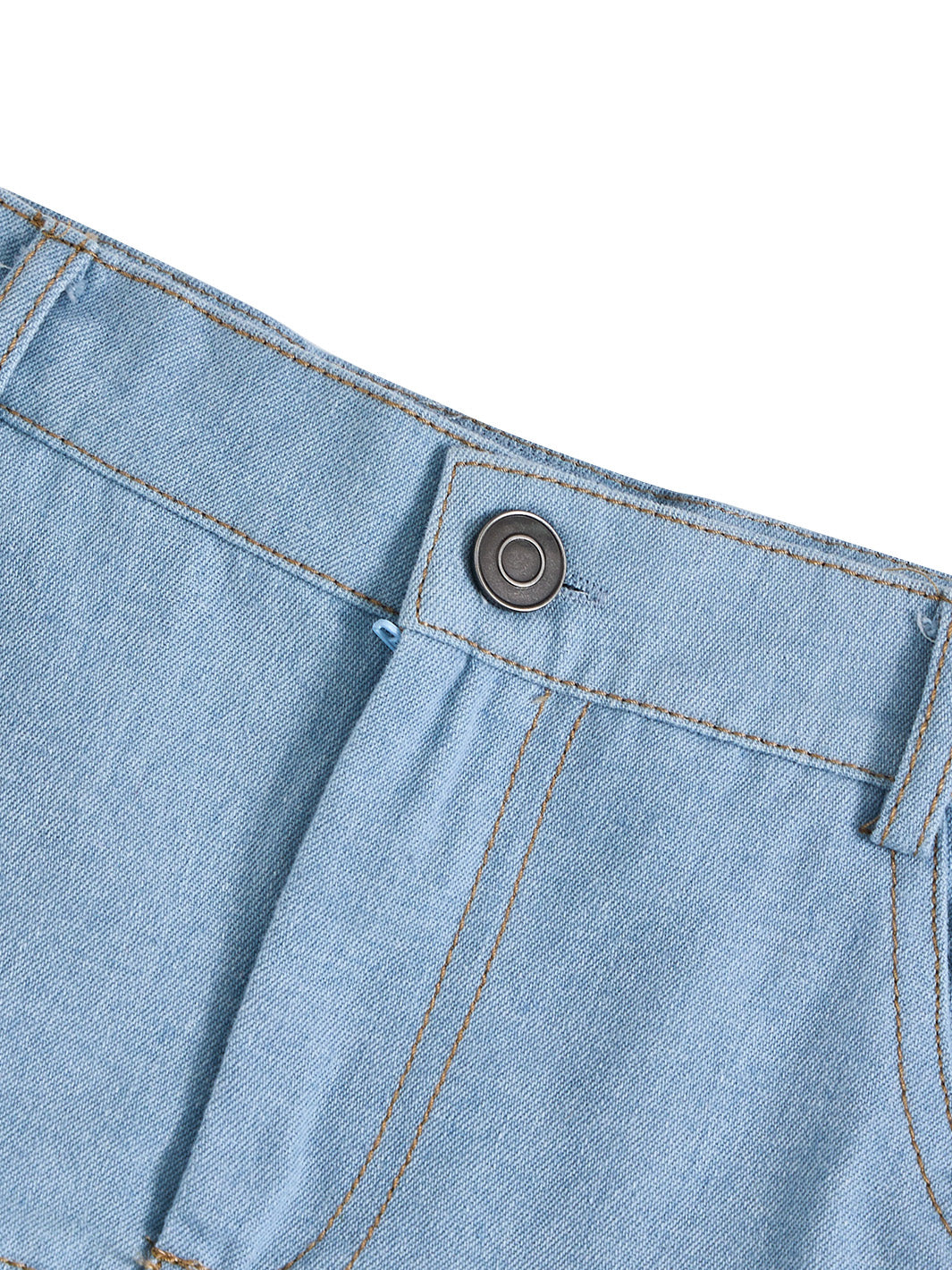Denim Yoke Skirt - Pale Blue