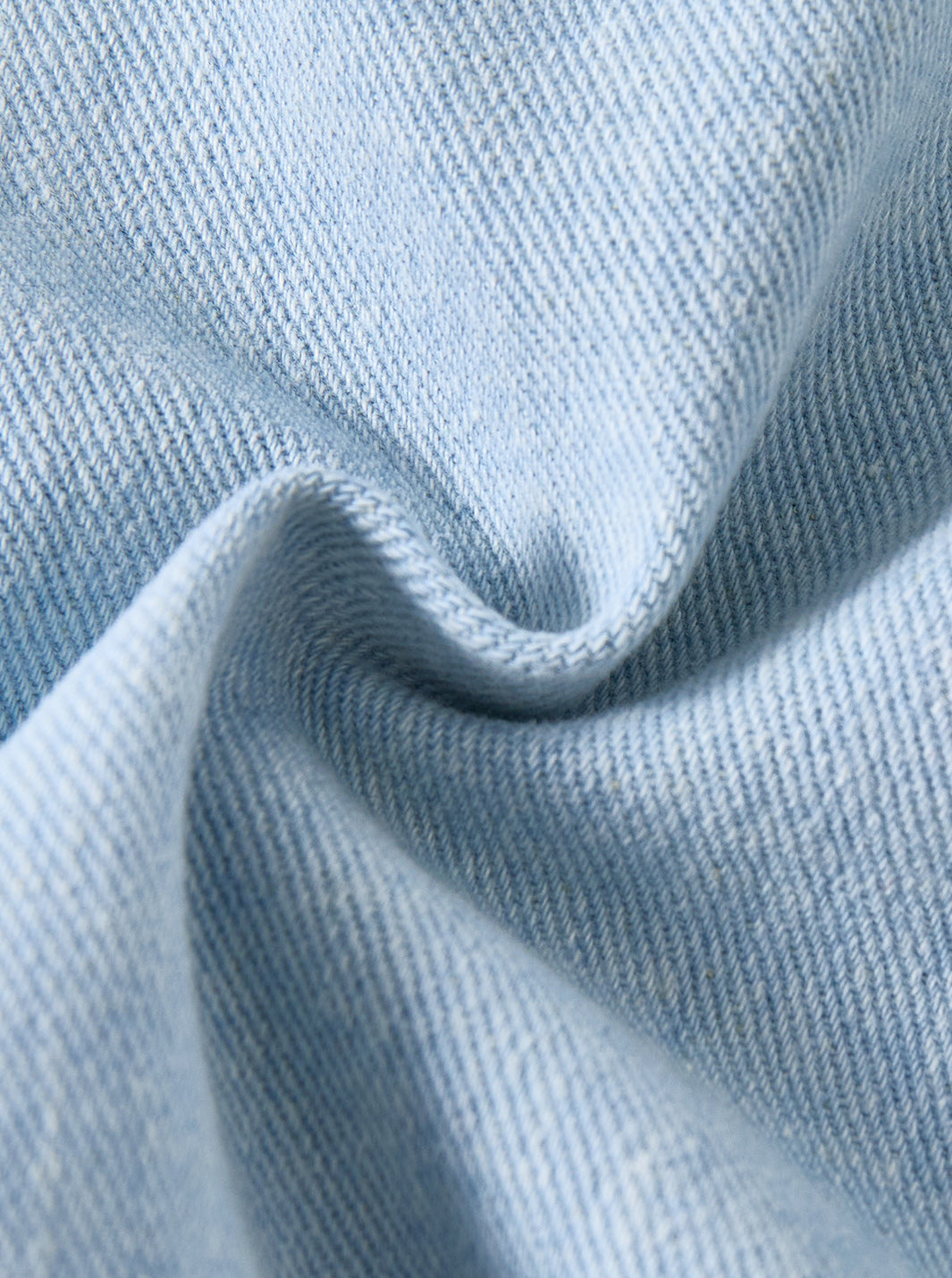 Denim Patch Skirt - Pale Blue