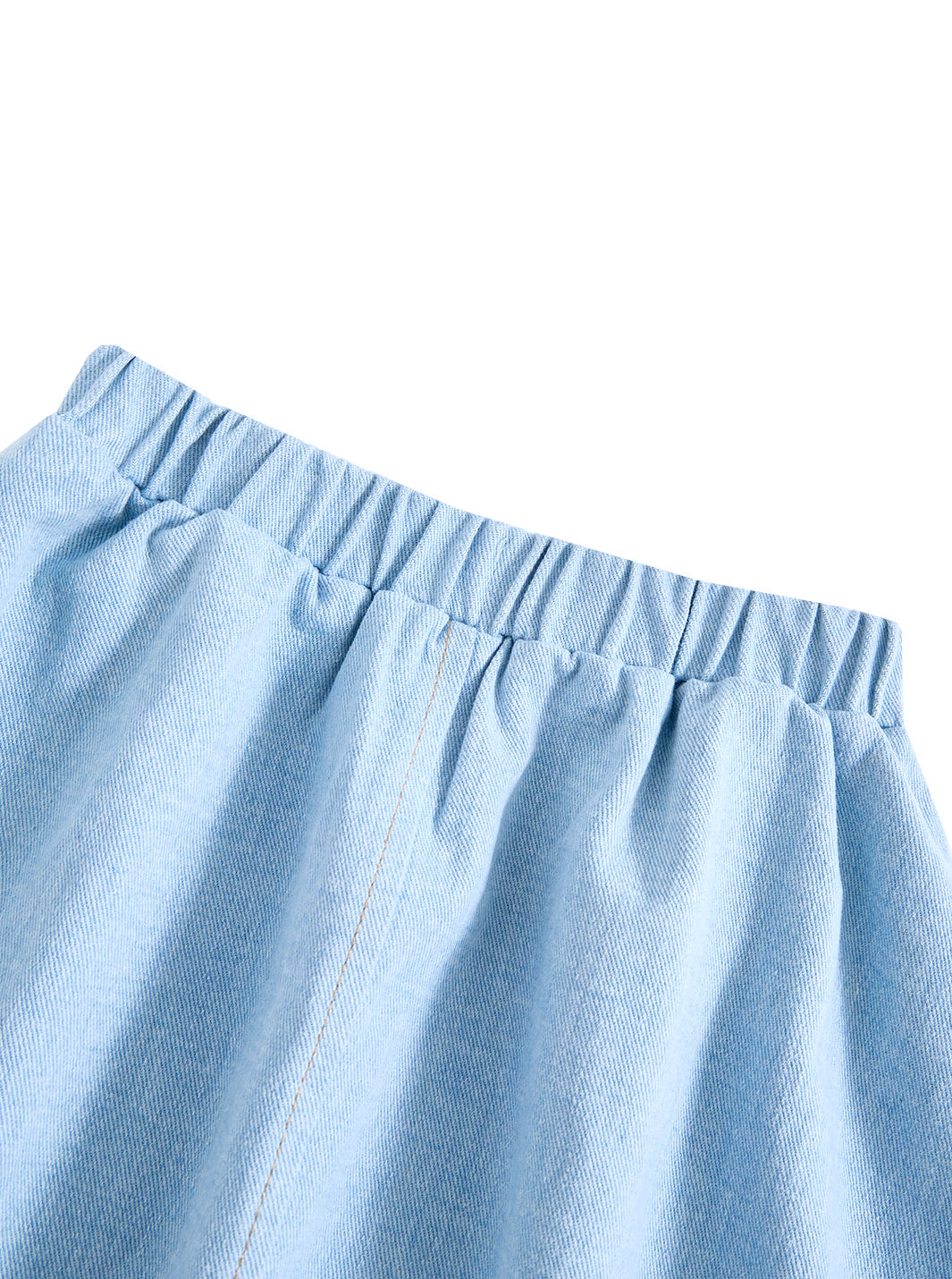 Denim A-Line Skirt - Pale Blue