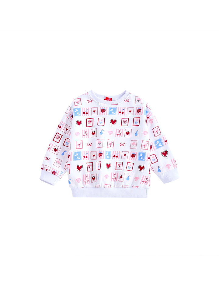 Stamp All Over Print Top