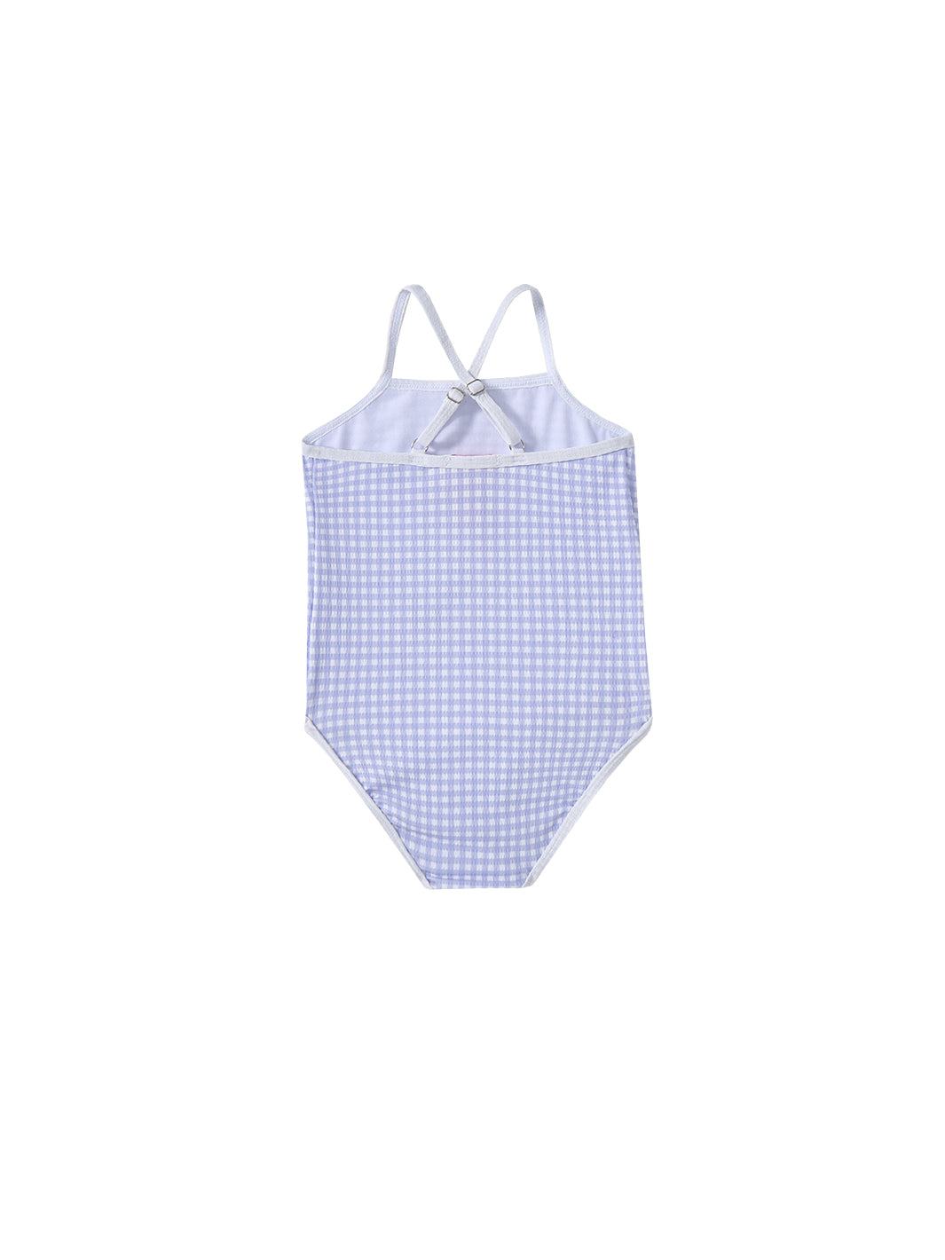Gingham Swimsuit - Blue/White