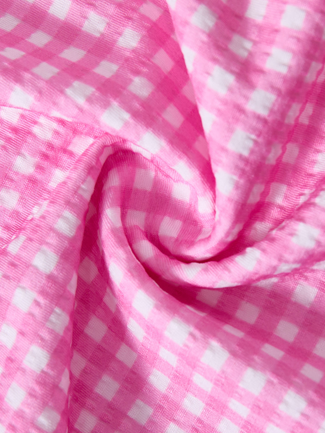 Gingham T-shirt - Pink